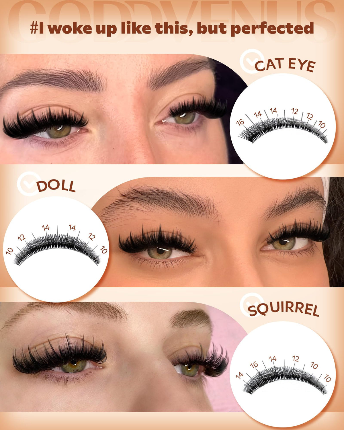 Goddvenus Manga Lash Clusters With Spikes Wispy Cluster Eyelash Extensions Fluffy Anime Eyelashes Clusters Reusable Faux Mink Fairy Individual Lash Extension (D Curve 12-18mm 204 pieces) Goddvenus