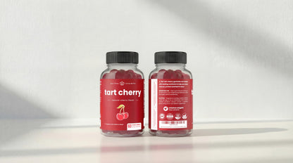 NutraChamps Tart Cherry Gummies - Tart Cherry Extract with Celery Seed - 60 Vegan Gummies (2-Pack) NutraChamps