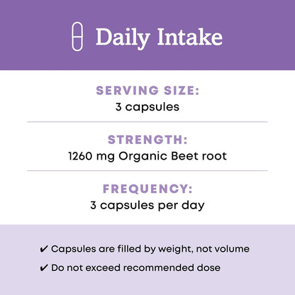 Oregon's Wild Harvest Organic Beet Root Capsules – 90 Vegan Capsules – USDA Certified Organic Beet Root Powder – Non-GMO, Gluten-Free, Dairy-Free, Soy-Free – Grown in North America – Made in the USA Gsupps Australia
