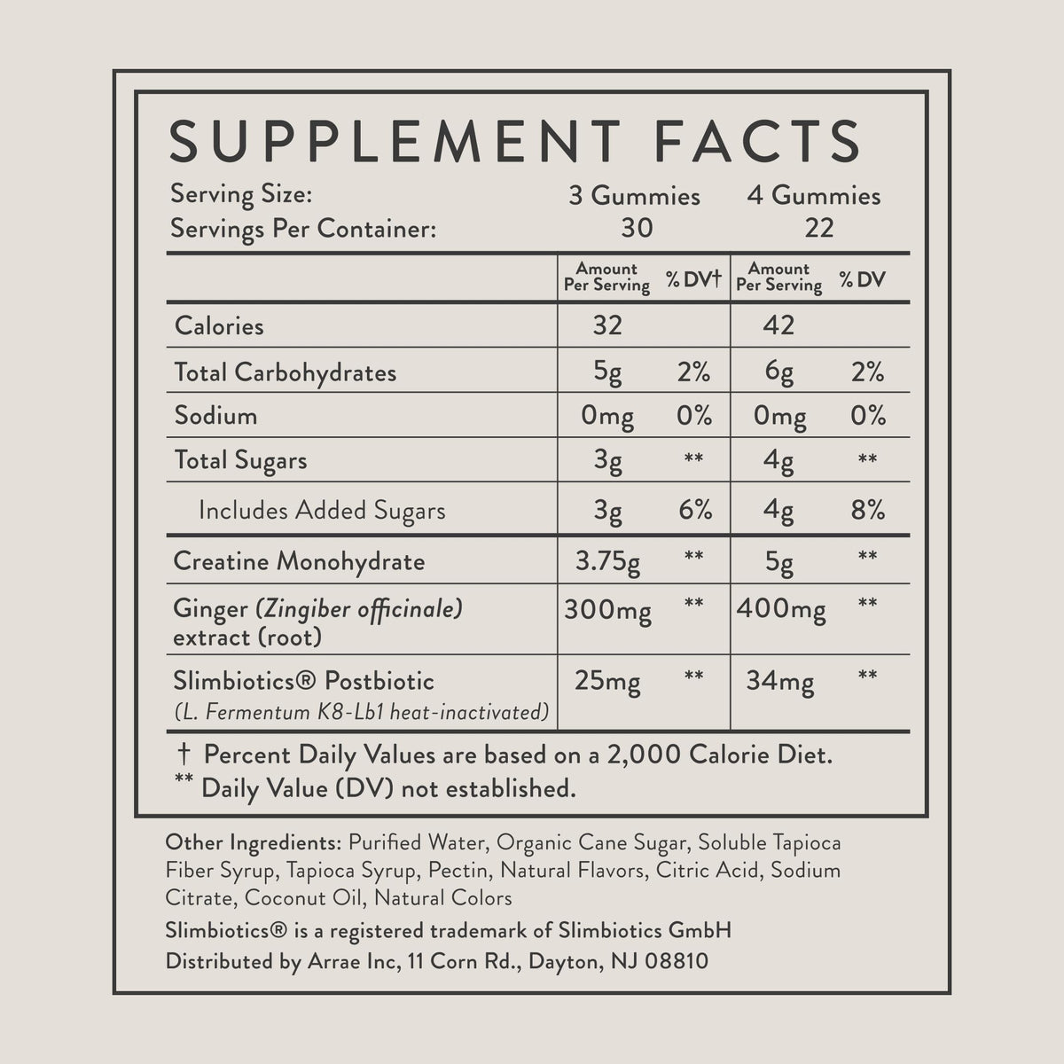 Arrae Tone Gummies – Creatine Monohydrate 5g for Women – Support Lean Muscle, Strength & Recovery – Hormone-Friendly Muscle Toning Supplement Arrae