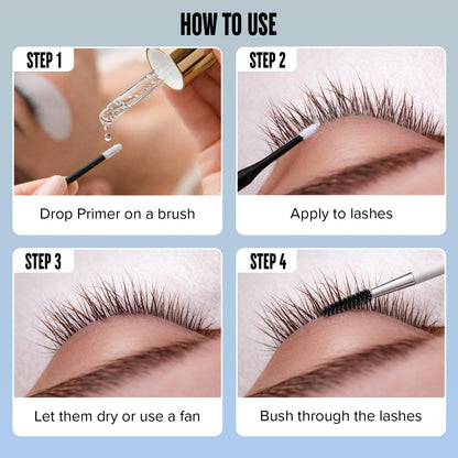 Stacy Lash Primer for Lash Extensions | Super Primer/Cleanser 15ml | Eyelash Extension Primer | Protein Oil Remover | Increase Adhesive Bonding Power Retention | Professional Lash Supplies STACY LASH