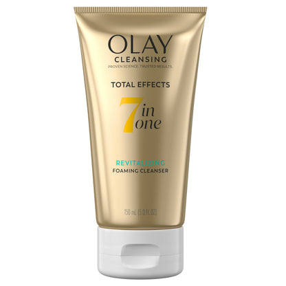 Olay Total Effects Revitalizing Foaming Cleanser, Daily Face Wash, 5 oz (Pack of 3) Olay