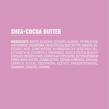 Jergens Shea and Cocoa Whipped Body Butter Lotion, Tone Enriching Hand And Body Lotion for Dry Skin, with Vitamins B3 & E, 8.5 Oz Jergens