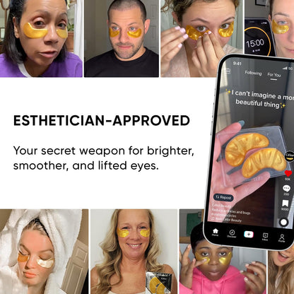 Under Eye Patches (20 Pairs) - Eye Patches For Puffy Eyes And Dark Circles - Under Eye Mask For Beauty & Personal Care - Under Eye Mask Amino Acid & Collagen For Dark Circles And Puffiness by Celor CÉLOR