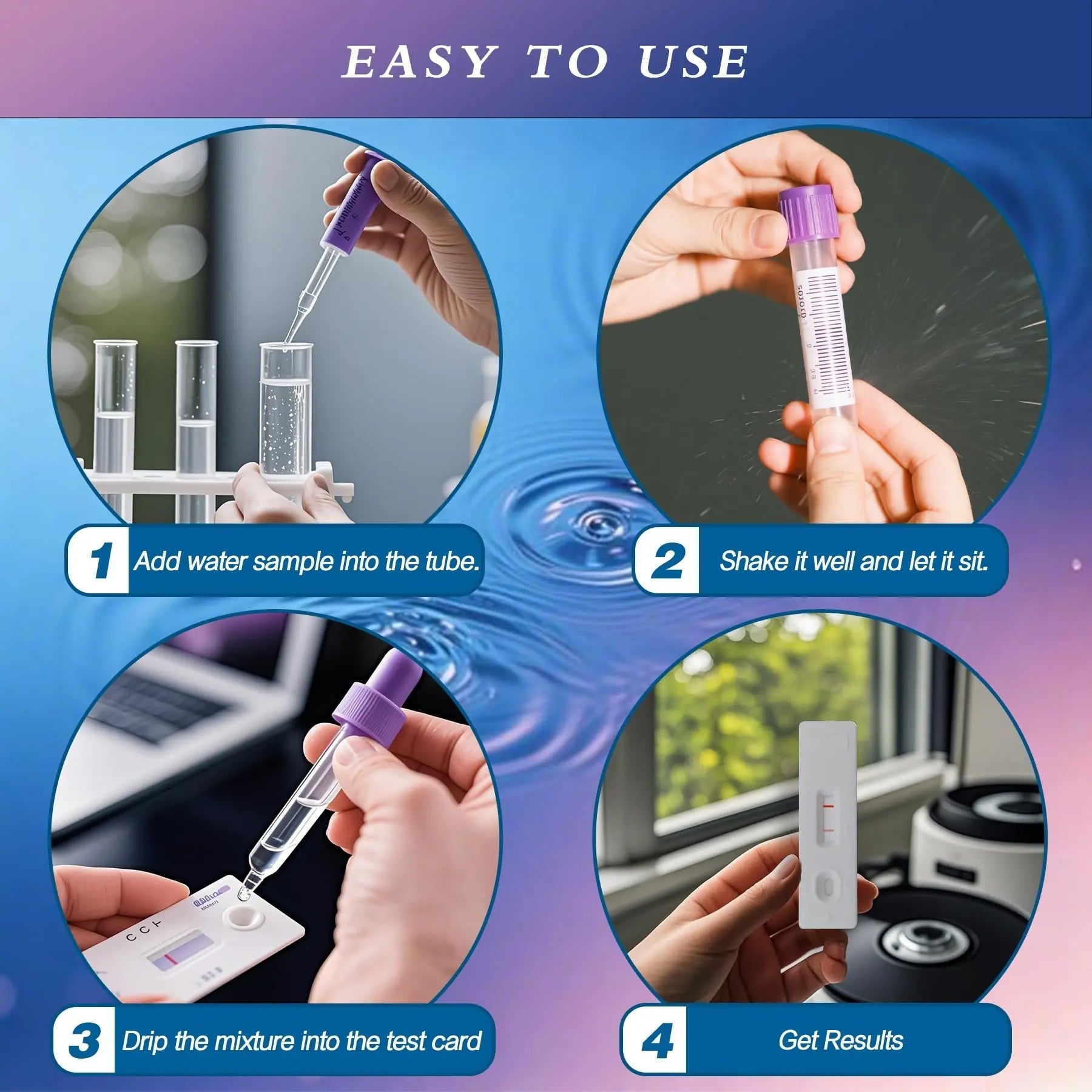 Water Bacteria Test Kit for Drinking Water: Results in 15 Minutes Coliform Bacteria Water Test Kit 2 Counts for Any Water Source Including Well Water Pool Water SaySummer buy australia supplements