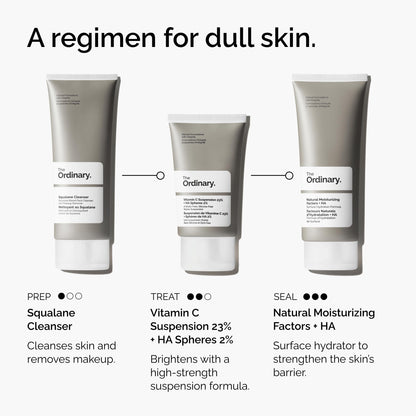 The Ordinary Vitamin C Suspension 23% + Hyaluronic Acid Spheres 2%, Serum with Pure L-Ascorbic Acid, 1 Fl Oz The Ordinary