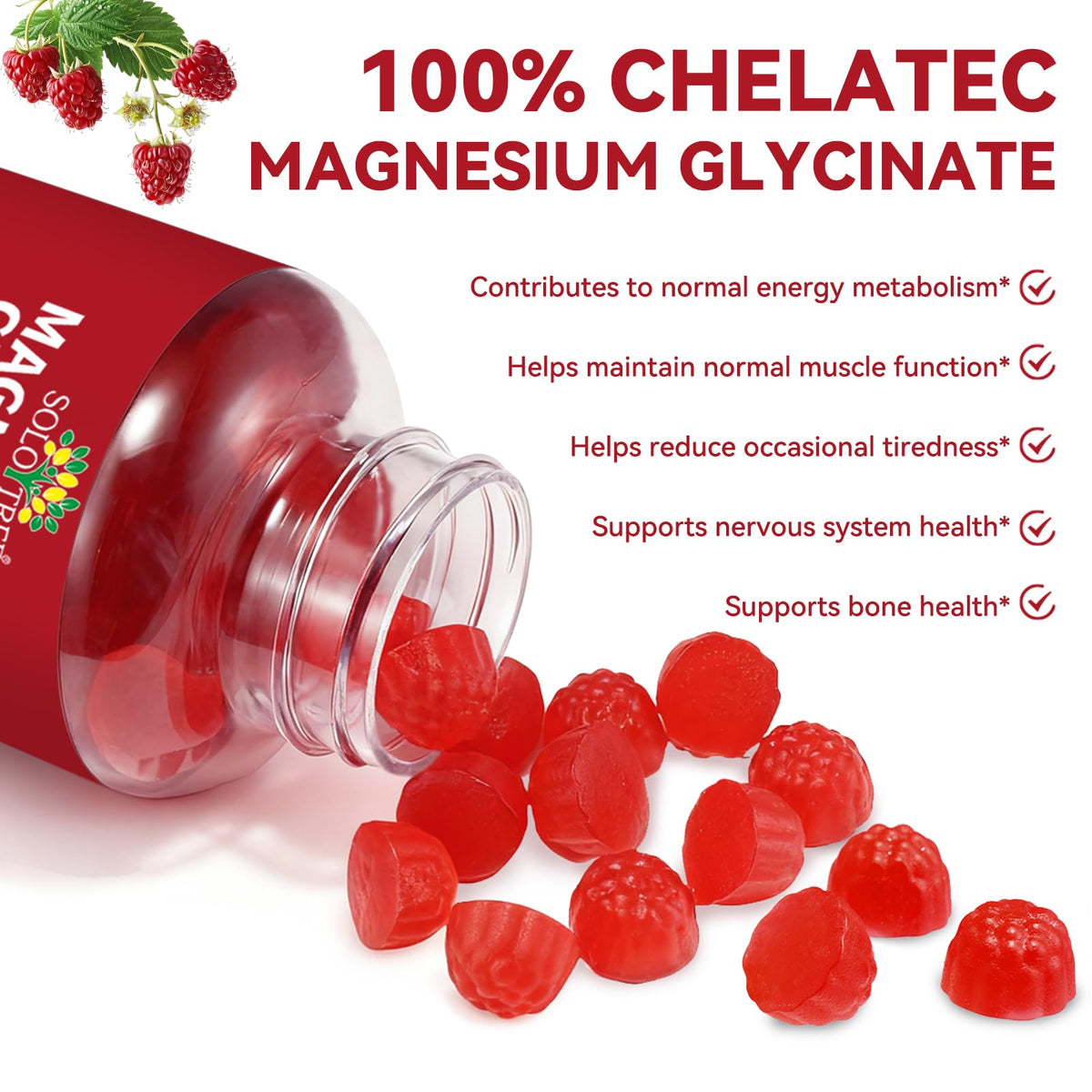 Magnesium Glycinate Gummies 600mg – Sugar-Free High Absorption Magnesium with L-Threonate, Supports Relaxation, Calm & Restful Sleep, Pegciz