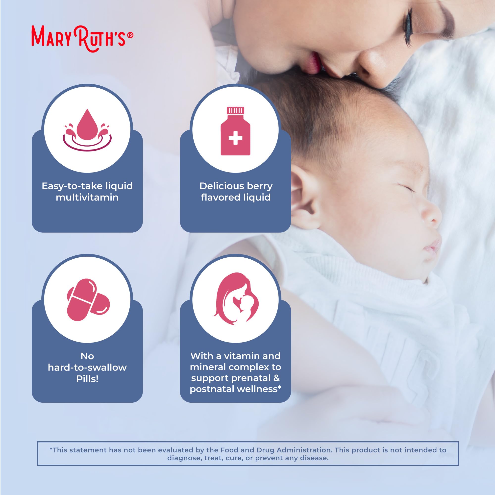 MARYRUTH'S Postnatal & Prenatal Vitamins for Women | Sugar Free | Selenium | Folate | Vegan | Non-GMO | Gluten Free | 32oz MARYRUTH'S buy australia supplements