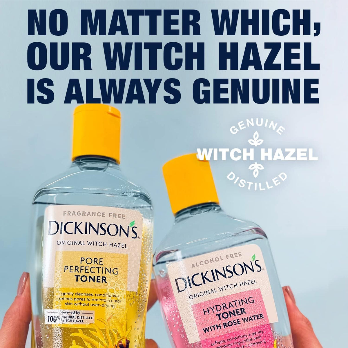 Dickinson's Witch Hazel Hydrating Toner with Rosewater | 16 Fl Oz Dickinson's