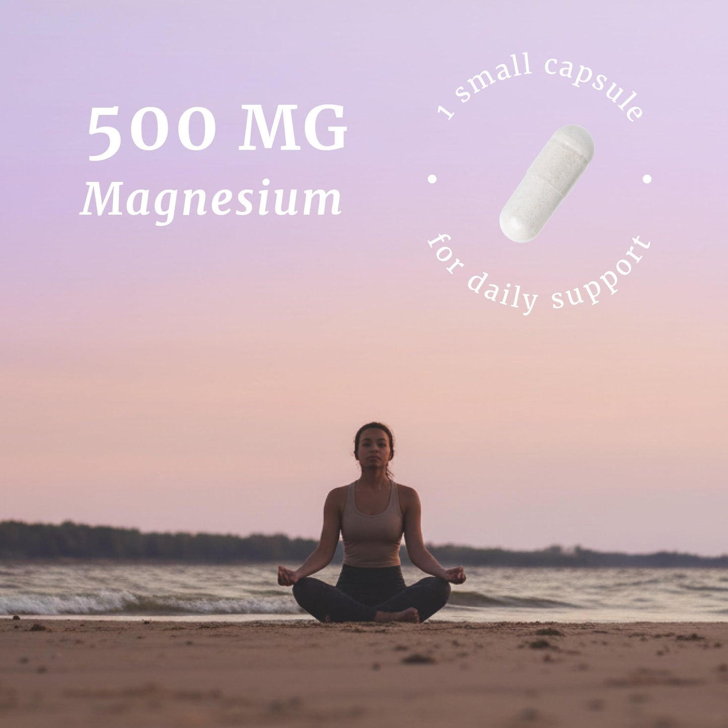 Magnesium Citrate Complex 500 MG for Constipation & Digestion Support | High Absorption Magnesium Supplement | Citrato de Magnesio | Calm & Relaxation Nobi Nutrition