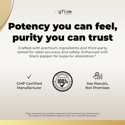 gflow vitamins Ashwagandha Supplements for Women and Men | Sleep, Mood and Energy Support | Extra Strength gflow vitamins