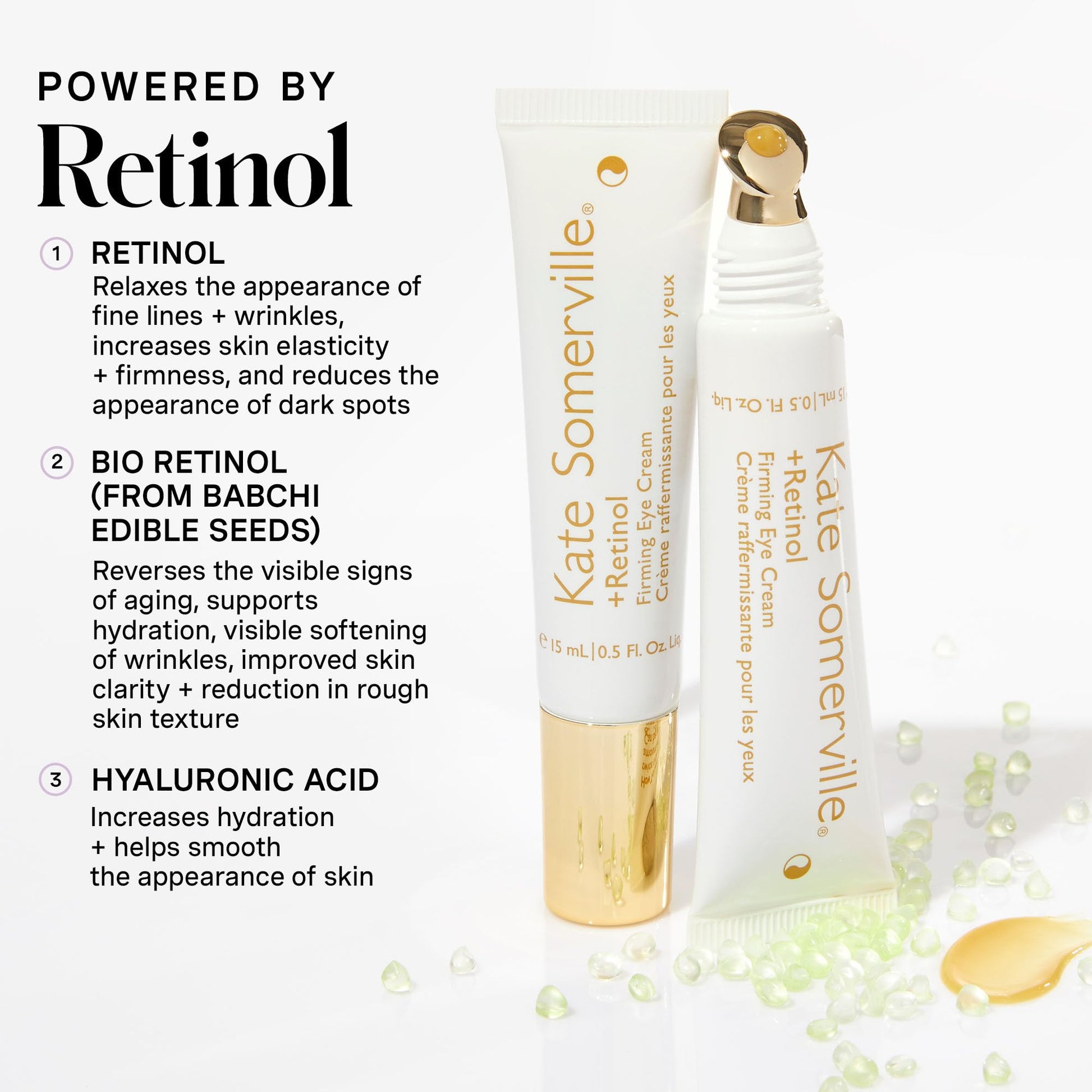Kate Somerville Retinol Firming Eye Cream – Clinic-Grade Anti-Aging Treatment Proven to Firm, Brighten and Smooth Lines & Wrinkles, 0.5 Fl Oz Kate Somerville buy australia supplements
