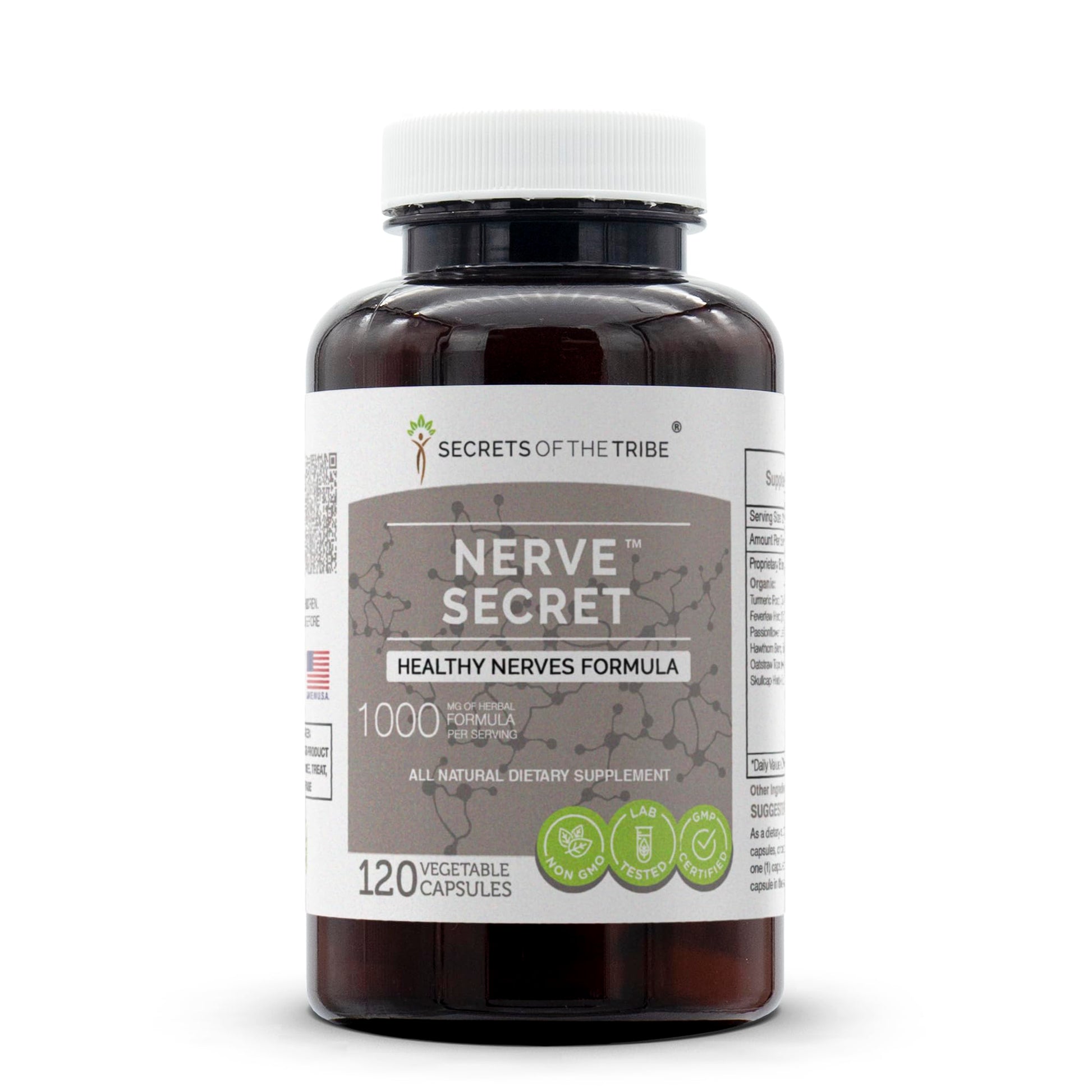 Secrets of the Tribe - Nerve Secret, Healthy Nerves Formula, Herbal Supplement Blend (120 Capsules) Secrets of the Tribe buy australia supplements
