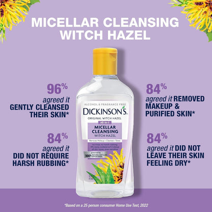 Dickinson's Micellar Cleansing Witch Hazel with Aloe | 16 Oz Dickinson's