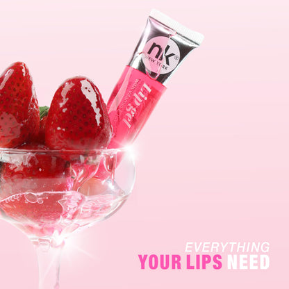 NICKA K NEW YORK, Hydrating Lip Gel Set, Assorted, Vitamin E, 5-Pack NICKA K NEW YORK