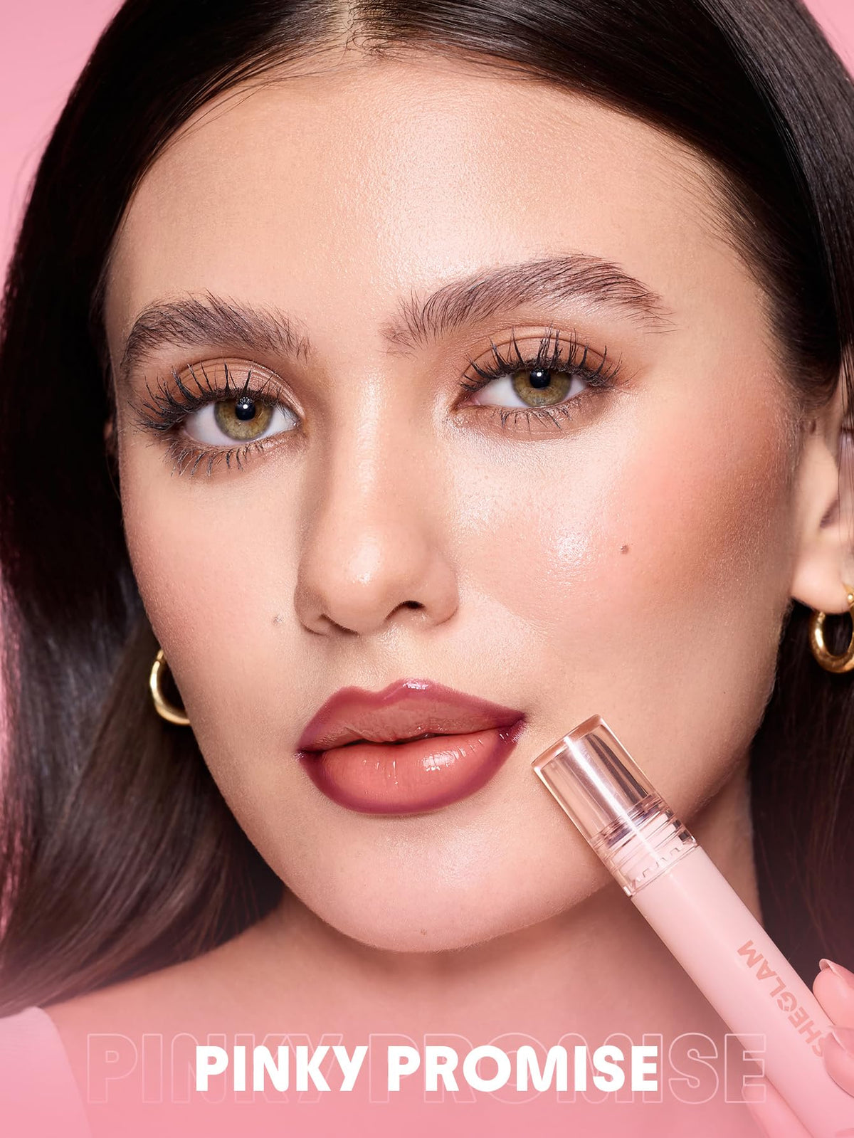 SHEGLAM Fall In Line Peel Off Lip Liner Stain Long Lasting Transfer-proof Nude Lip Tint-Pinky Promise SHEGLAM