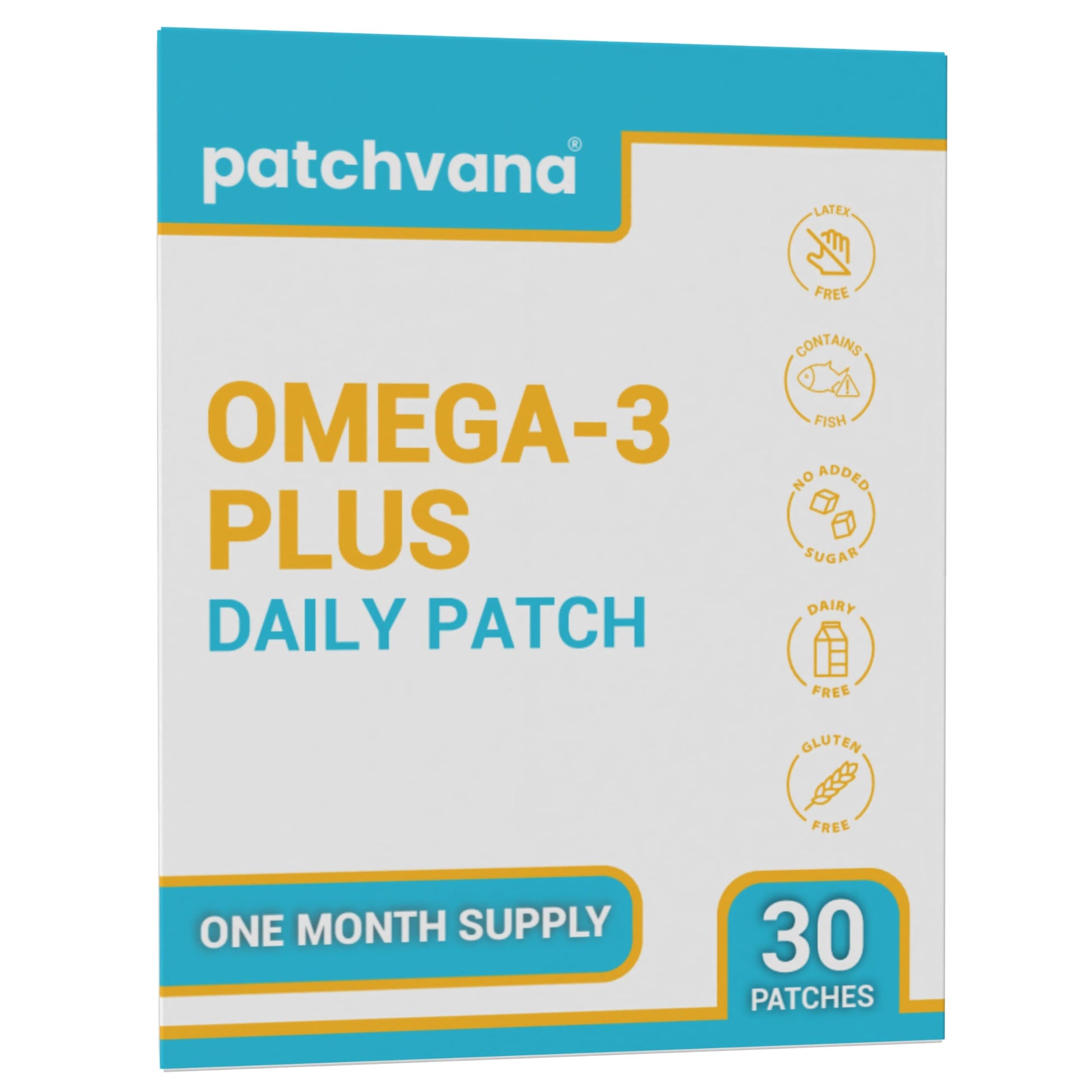 Patchvana Omega 3 Patch for Women & Men, 1 Month Supply, 30 Patches Patchvana buy australia supplements