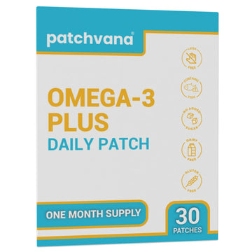 Patchvana Omega 3 Patch for Women & Men, 1 Month Supply, 30 Patches Patchvana buy australia supplements