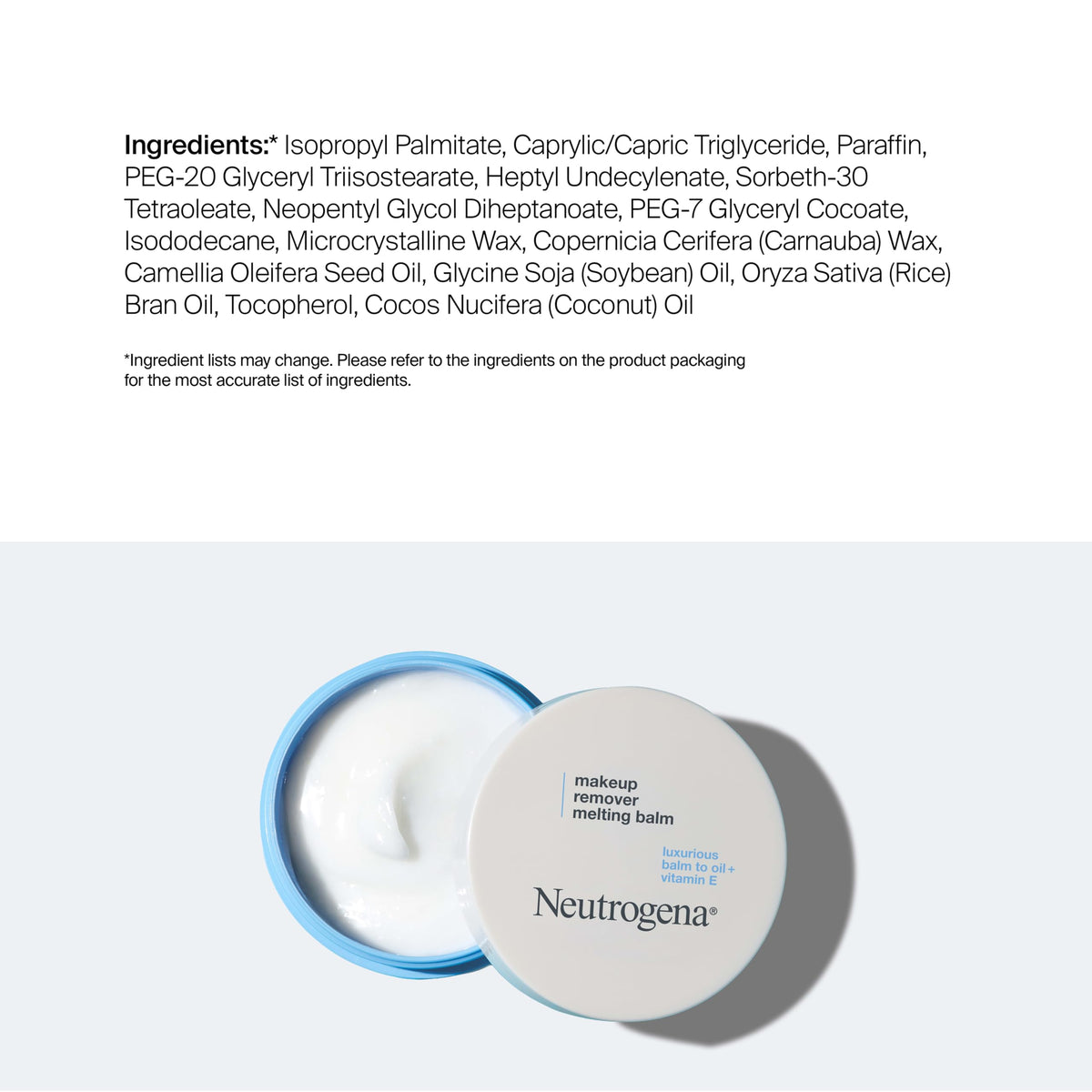 Neutrogena Makeup Remover Melting Balm, Fragrance-Free, 2 oz Neutrogena