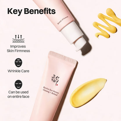 Beauty of Joseon Revive Eye Serum with Retinal Niacinamide Correction for Puffy Eye Bags Fine Lines Dark Circles Wrinkles, Korean Skin Care 30ml, 1.01 fl.oz Beauty of Joseon
