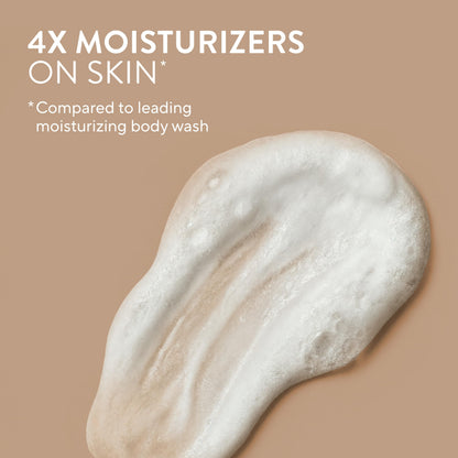Native Moisturizing Body Wash, Clean & Gentle 24-Hour Hydration with Shea Butter, for Sensitive and Dry Skin, for Women & Men, Sulfate-free, Paraben-free, Cocoa Butter & Vanilla, 22 fl oz Native