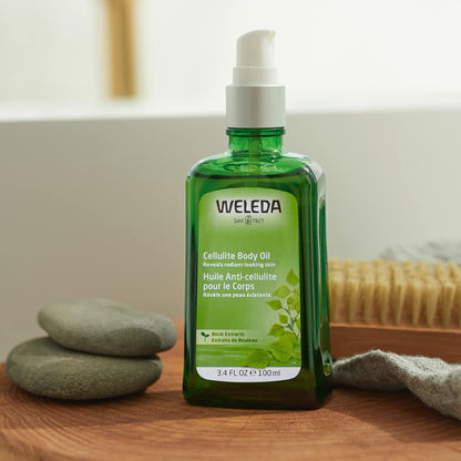 Weleda Birch Cellulite Body Oil 3.4 Fluid Ounce, Plant-Rich Oil with Birch, Rosemary and Jojoba Weleda