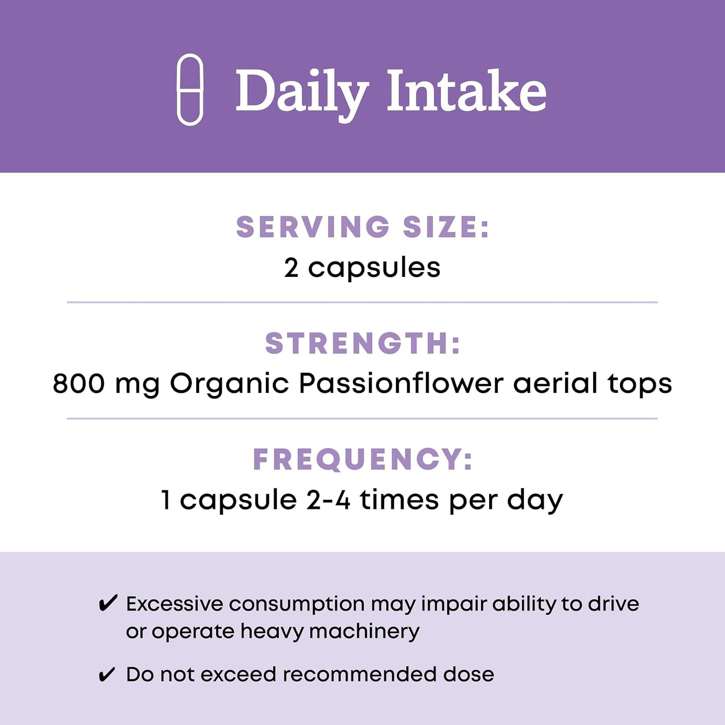Oregon's Wild Harvest Passion Flower Organic Vegan Capsules, 90 Count Gsupps Australia