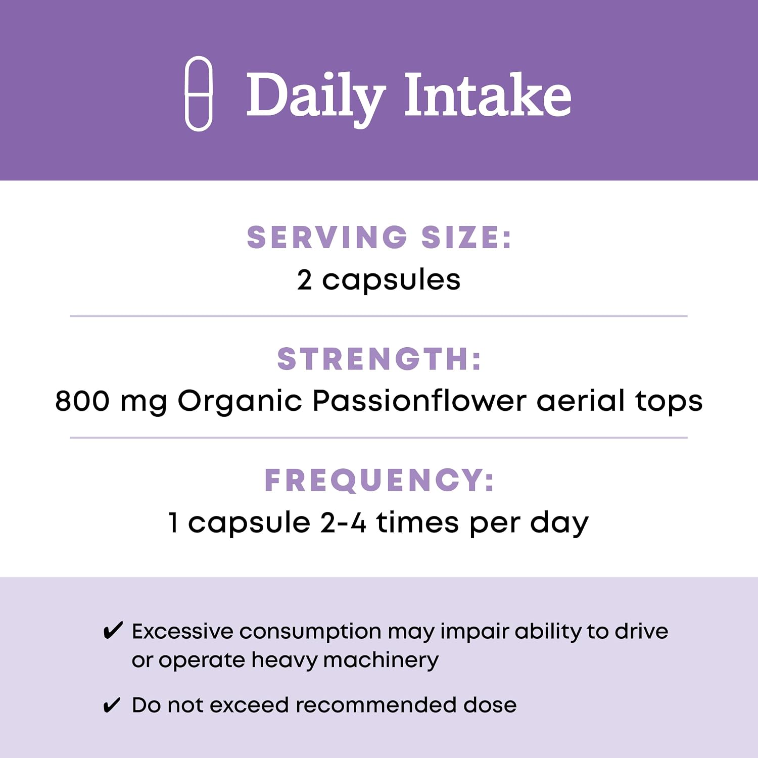 Oregon's Wild Harvest Passion Flower Organic Vegan Capsules, 90 Count Gsupps Australia