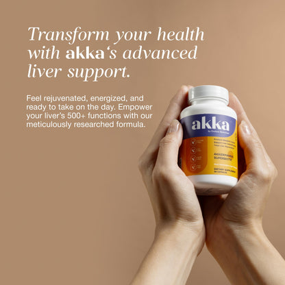 AKKA - Akkermansia Probiotic Liver Cleanse Detox & Repair - Liver Health Supplement for Energy, Digestion & Metabolism with Akkermansia Muciniphila (AKKA Superbiotics), AKKA