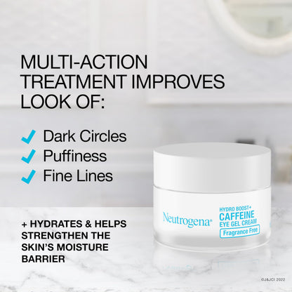 Neutrogena Hydro Boost + Eye Cream, Fragrance Free, 0.5 oz Neutrogena