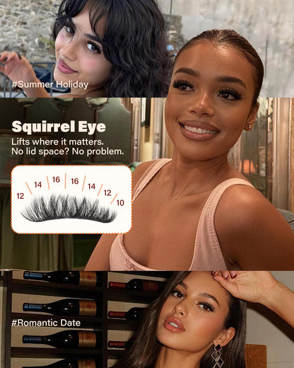 Lash Clusters Kit Fluffy 100D Thick Eyelash Clusters 10-18MM 192pcs D Curl wiwoseo