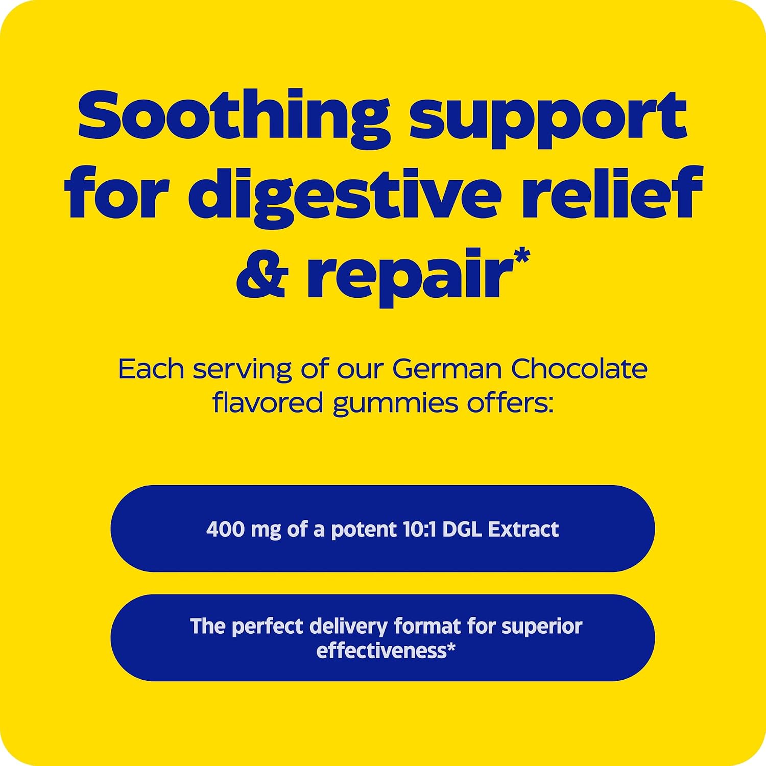 Enzymedica DGL Supplement for Men & Women - DGL Deglycyrrhizinated Licorice Gummies for Digestive Support & Gut Health, Soothes Stomach & Occasional Heartburn, Gluten Free, Vegan, Chocolate - 74 Count Gsupps Australia
