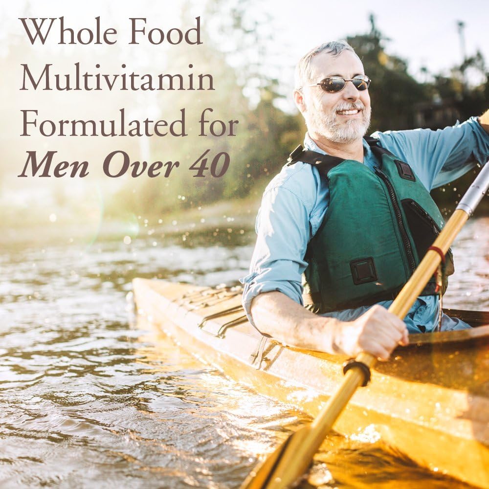 Garden of Life Organics Men's 40+ Multivitamin with Prostate Support, B12 & Vitamins – Vegan Daily Whole Food Multivitamin, Non-GMO, Certified Organic, 60 Tablets Gsupps Australia