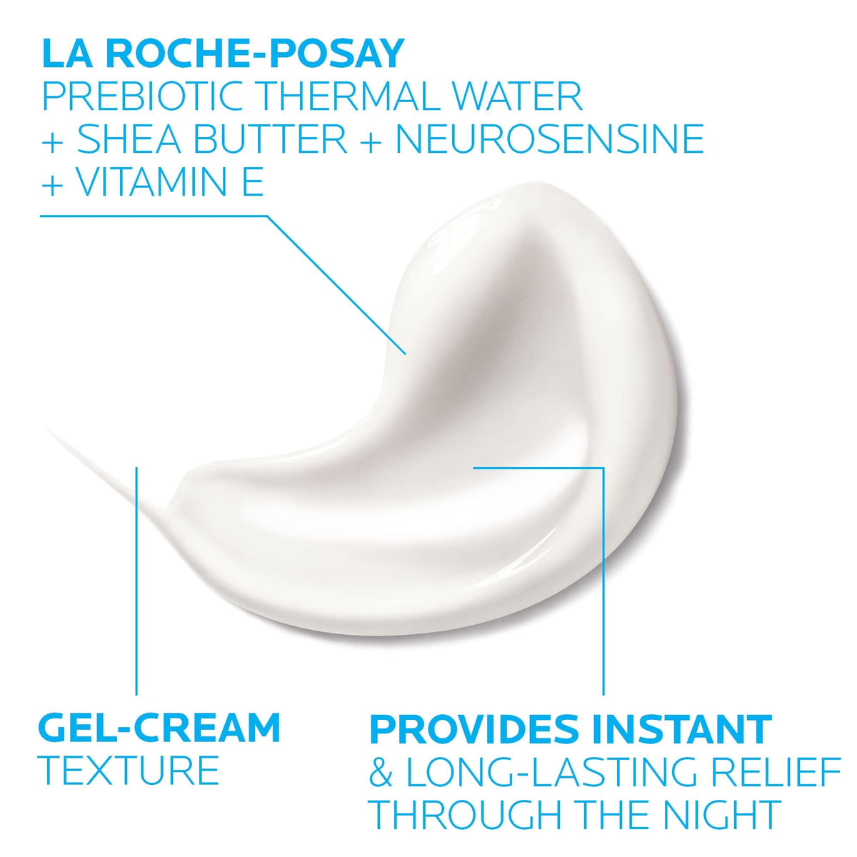 La Roche-Posay Toleriane Dermallergo Night Cream with Vitamin E 1.35oz La Roche-Posay