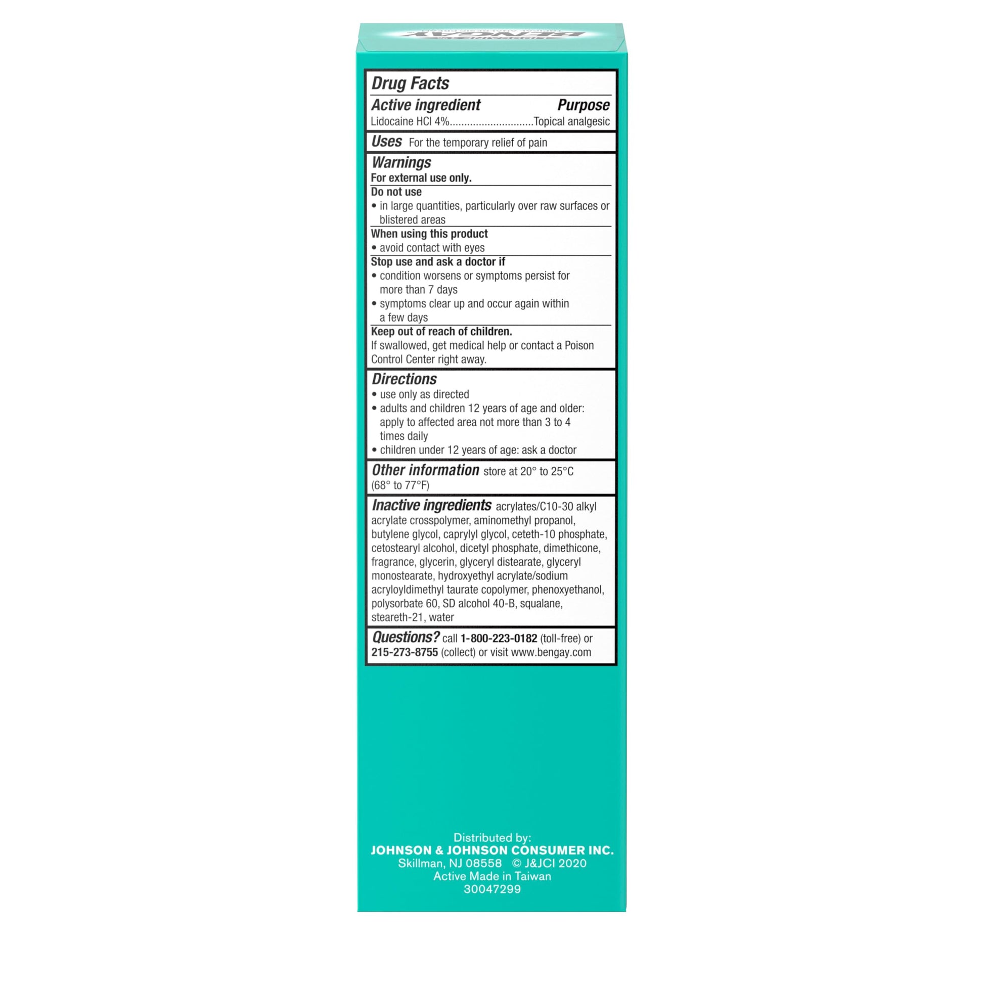 Bengay Lidocaine Pain Relief Cream, Maximum Strength OTC, Non-Greasy Topical Analgesic with 4% Lidocaine to Desensitize Nerves, Numbing Cream with a Soothing Jasmine Scent, 3 oz Bengay buy australia supplements