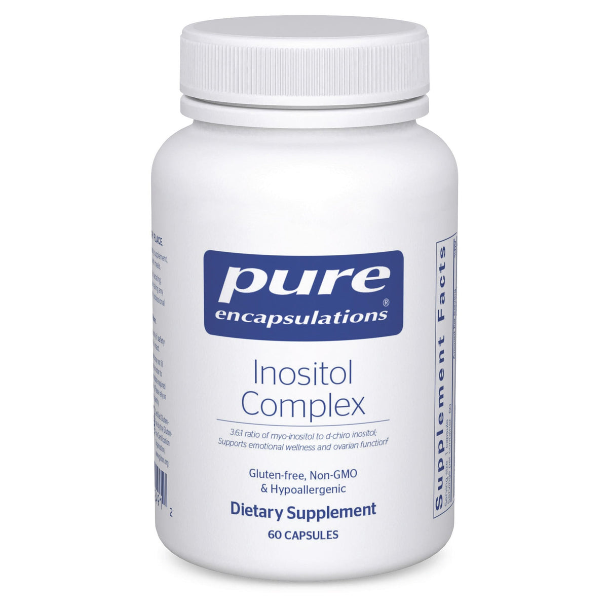 Pure Encapsulations Inositol Complex | Supplement to Support Energy, Healthy Metabolism, and Ovarian Function* | 60 Capsules Pure Encapsulations