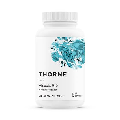 THORNE - Vitamin B12 - as Methylcobalamin - Supports Heart & Nerve Health, Blood Cell Function, Restful Sleep & Methylation* - Third-Party Certified THORNE