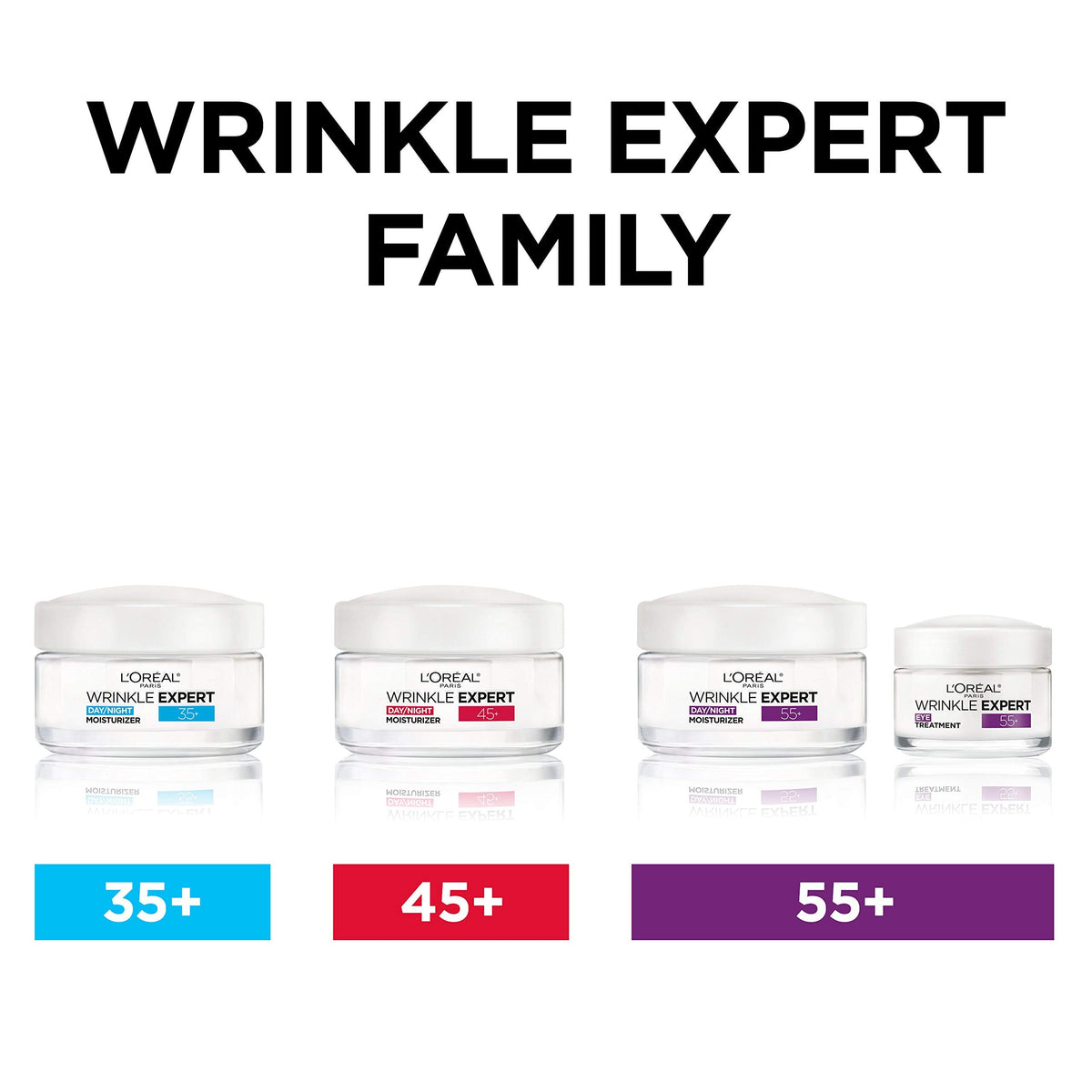 L'Oreal Paris Wrinkle Expert 55+ Anti-Aging Face Moisturizer with Calcium, Non-Greasy, Suitable for Sensitive Skin 1.7 fl. oz L'Oreal Paris