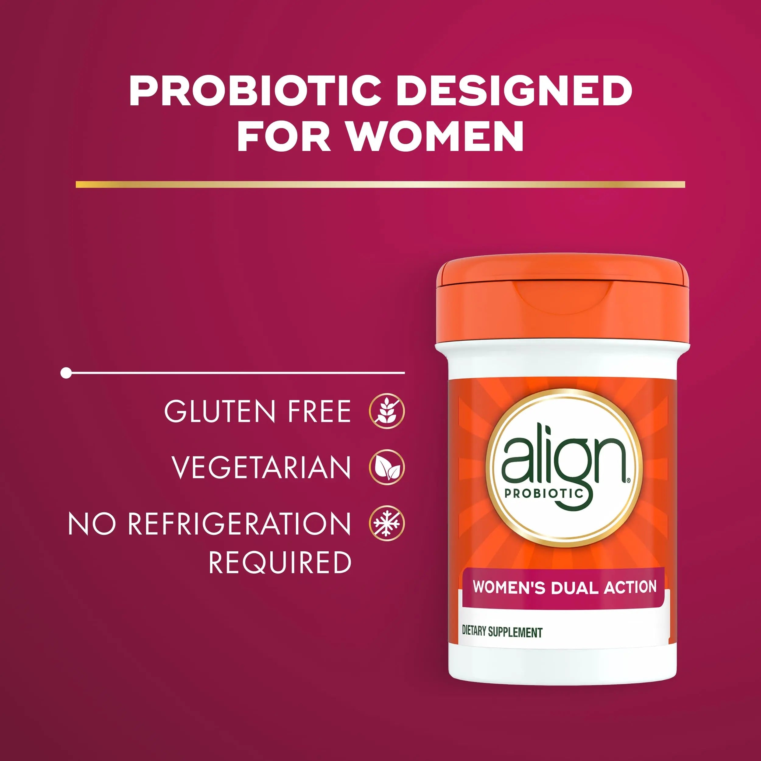 Align Probiotic, Womens Dual Action, Vaginal Probiotics for Women, Womens Probiotic for Vaginal Health Support, with Probiotics for Digestive Health, 28 Probiotic Capsules Align buy australia supplements