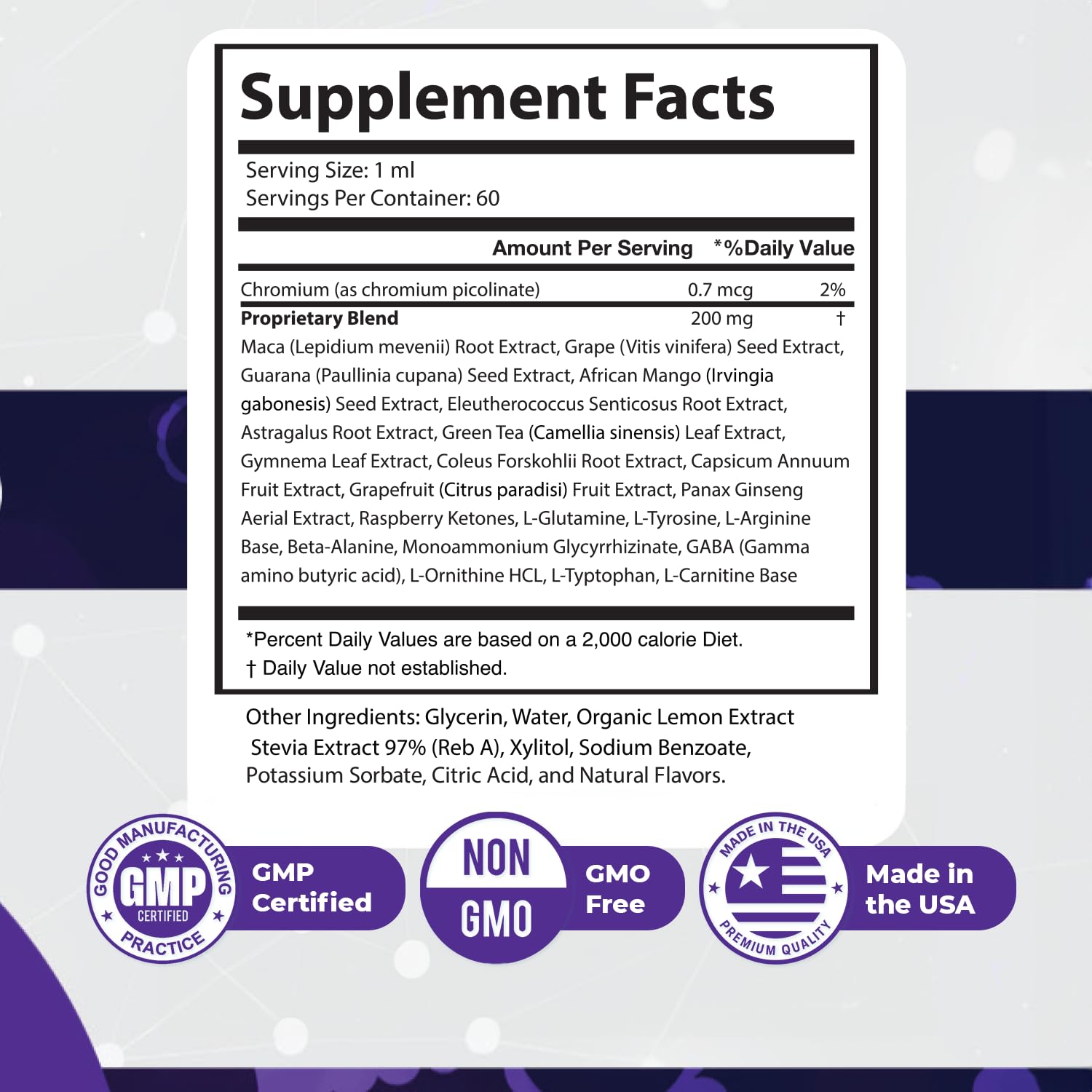 GlycoPezil – Daily Liquid Botanical Supplement with Chromium, Maca Root, Ginseng & Plant Extracts – Clean, Stimulant-Free Formula – GMP-Certifed, Non-GMO, Made in USA - 2 fl oz, 1 Month Supply Nature’s NutriWave buy australia supplements