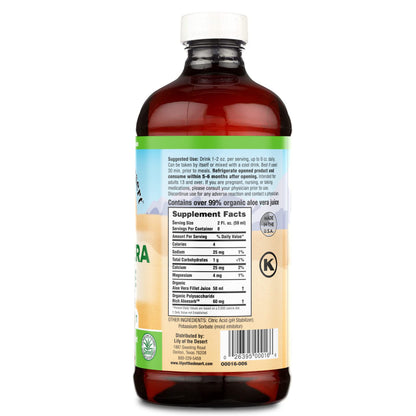 Lily of the Desert Organic Aloe Vera Juice – Inner Fillet, 16 fl oz Lily Of The Desert