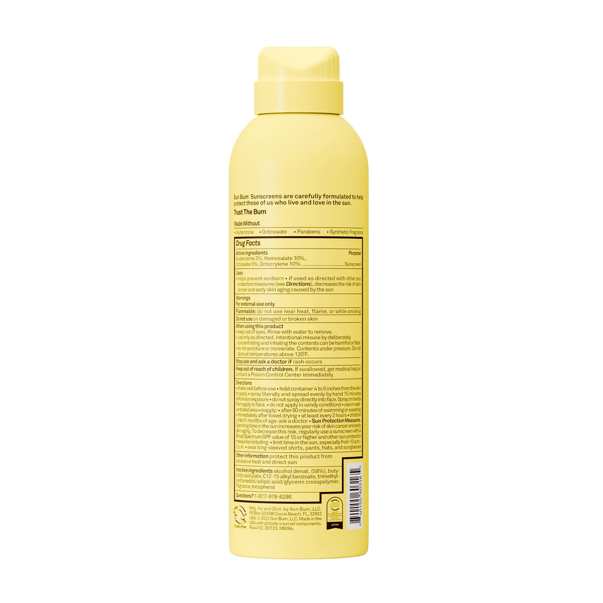 Sun Bum Kids SPF 50 Clear Sunscreen Body Spray - 6 oz Sun Bum