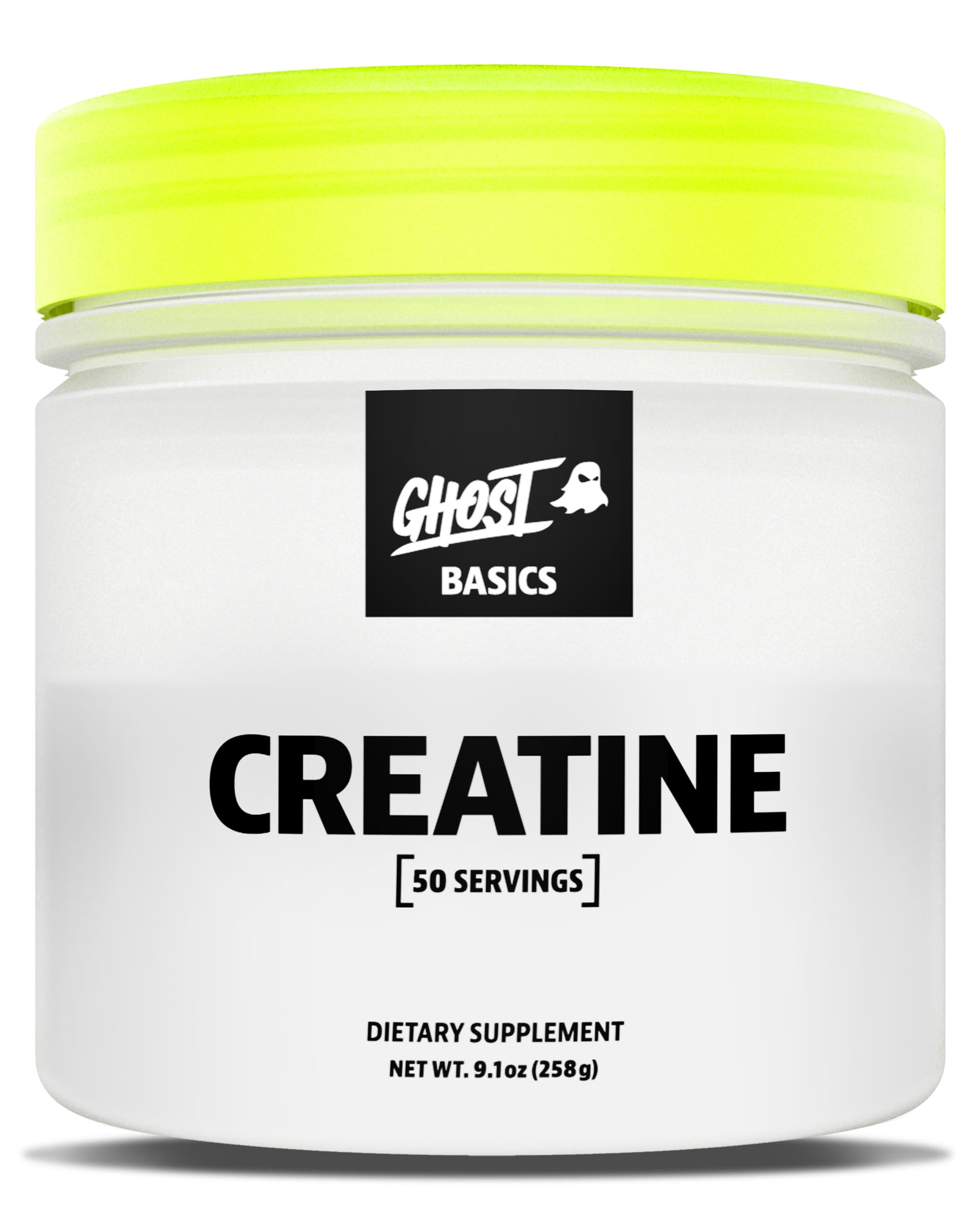 GHOST Basics Creatine Monohydrate Powder for Men & Women – 5G Creapure Creatine Workout Supplement for Muscle Gain – Vegan, Soy Free & Gluten Free - 50 Servings GHOST buy australia supplements