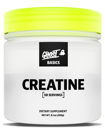 GHOST Basics Creatine Monohydrate Powder for Men & Women – 5G Creapure Creatine Workout Supplement for Muscle Gain – Vegan, Soy Free & Gluten Free - 50 Servings GHOST buy australia supplements