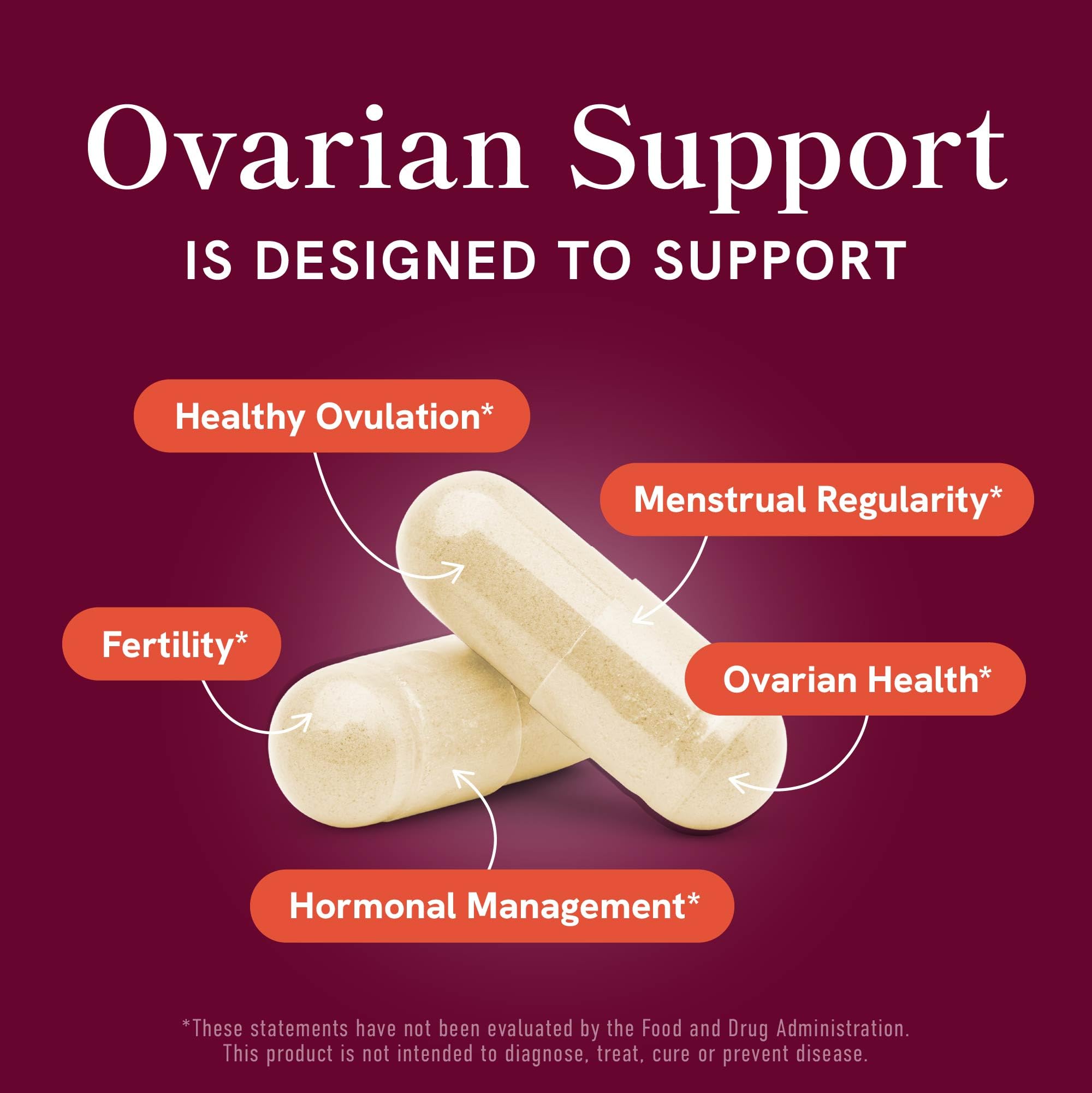 Ovarian Support for Hormone Balance for Women | Healthy Ovulation, Menstrual Cycle & Reproductive Health Support | DIM Supplement with Myo-Inositol & D-Chiro Inositol & Folate Complex | 30 Day Supply SMNutrition buy australia supplements