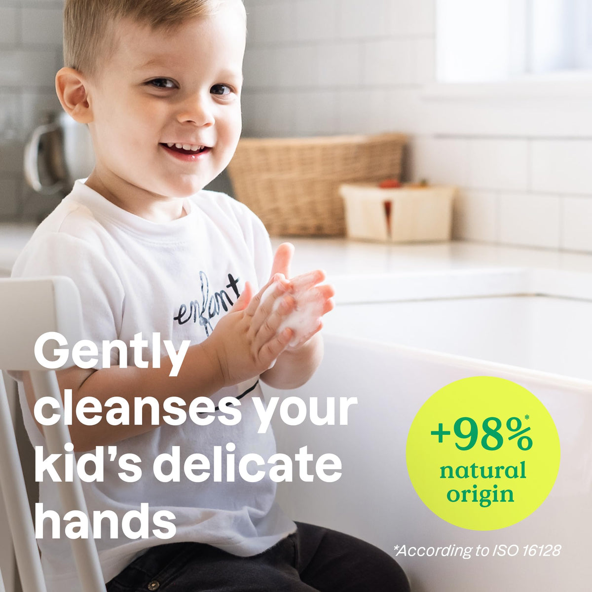 ATTITUDE Foaming Hand Soap for Kids, EWG Verified, Vanilla & Pear, 10 oz BIO SPECTRA ATTITUDE