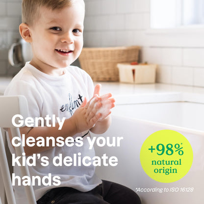 ATTITUDE Foaming Hand Soap for Kids, EWG Verified, Vanilla & Pear, 10 oz BIO SPECTRA ATTITUDE