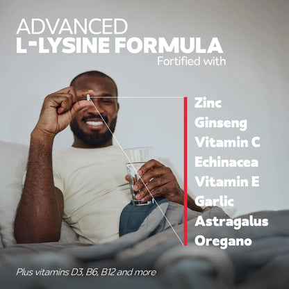Bravado Labs L-Lysine 250mg Capsules – Immune & Cold Sore Support – Vegan, Non-GMO, Allergen-Free, 3rd-Party Tested Bravado Labs