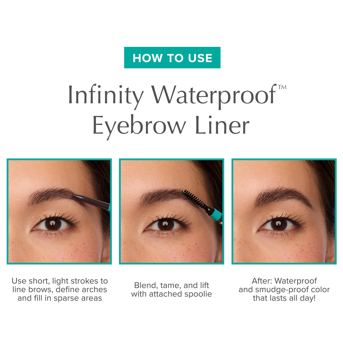 Thrive Causemetics Infinity Waterproof Eyebrow Pencil, Medium Brown Shade Thrive Causemetics