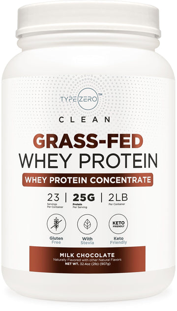 Type Zero Grass Fed Whey Protein Concentrate Powder (Chocolate, 2LBS) - Gluten Free Type Zero buy australia supplements